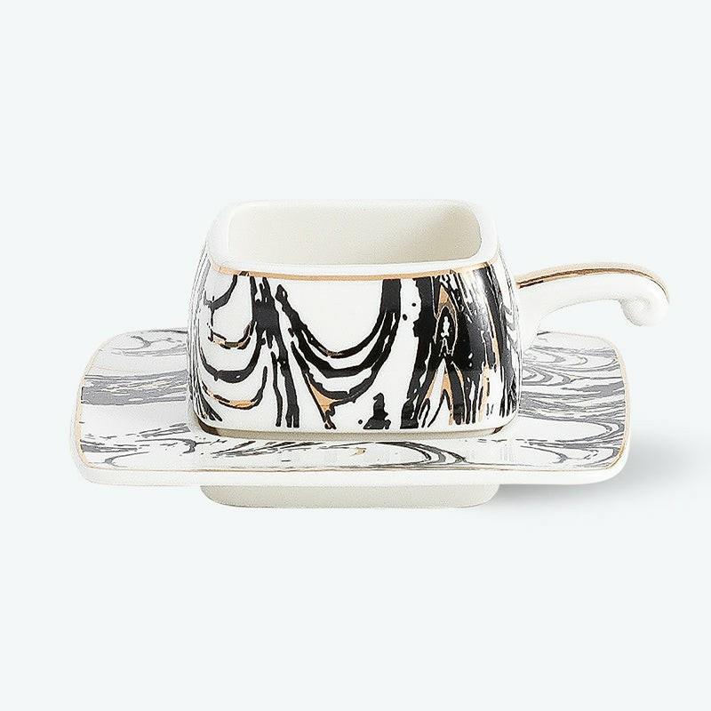 Black And White Checkerboard Coffee Set | Modern Tea Sets Modern Tea Sets Modern Tea Sets