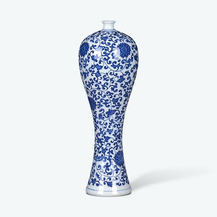 Blue And White Porcelain Beauty Plum Floor Vase | Blue And White Porcelain Vase Blue And White Porcelain Vase Blue And White Porcelain Vase