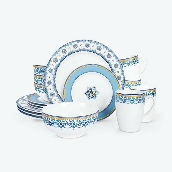 Blue Cloud Grain Painted Porcelain Dinner Set | Dinner Sets Dinner Sets Dinner Sets