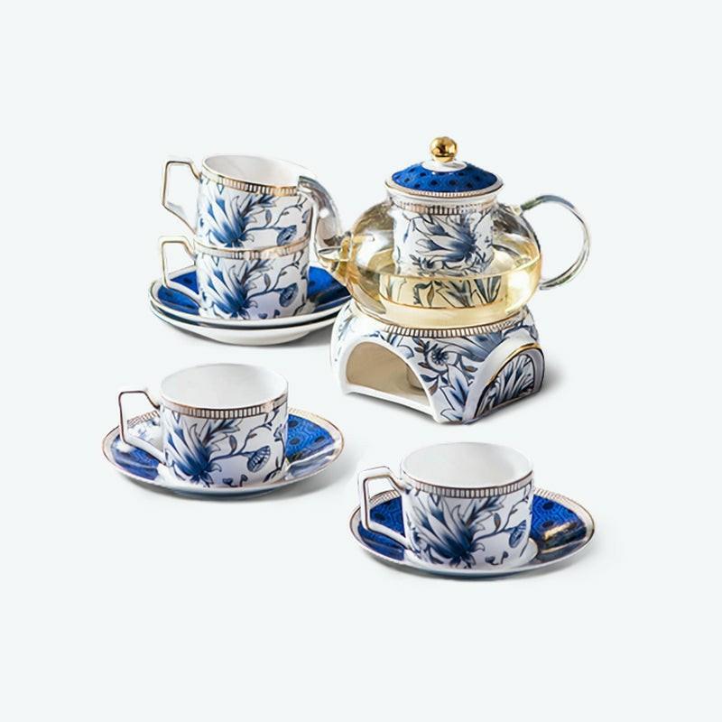 Blue Flower English Bone China Tea Set | English Tea Sets English Tea Sets English Tea Sets