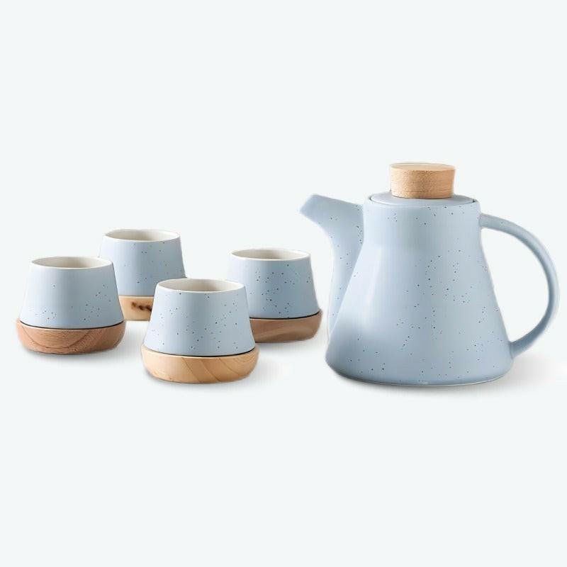 Blue Marble Pattern Tea Set | Modern Tea Sets Modern Tea Sets Modern Tea Sets