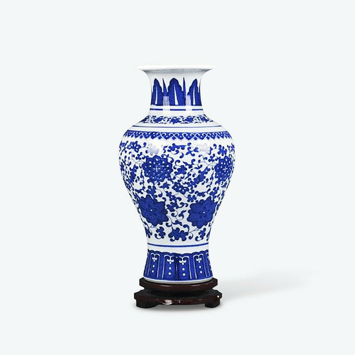 Blue Twig Lotus Porcelain Vase | Blue And White Porcelain Vase Blue And White Porcelain Vase Blue And White Porcelain Vase