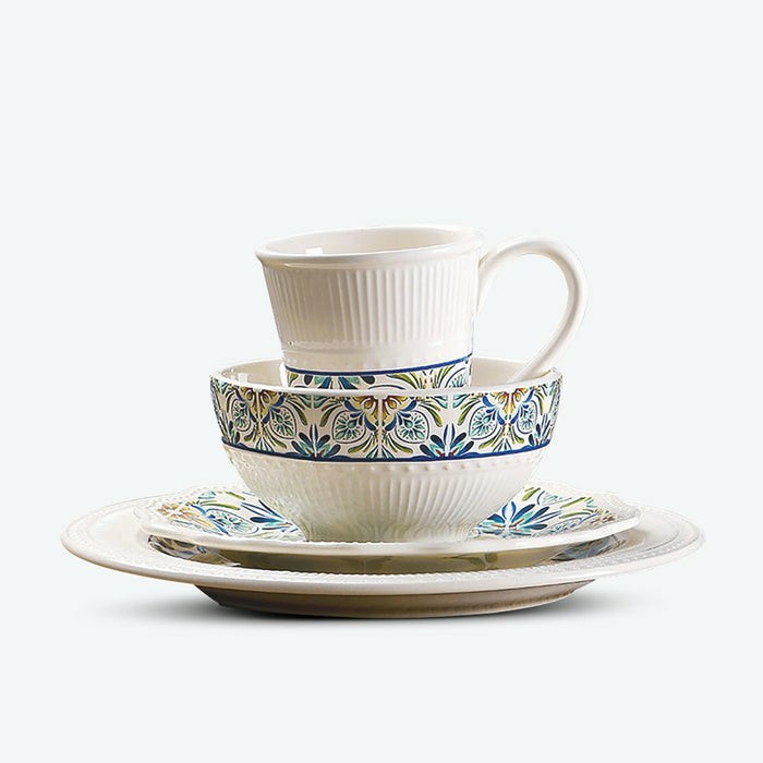 Bohemian Dot Embossed Dinner Set | Dinner Sets Dinner Sets Dinner Sets