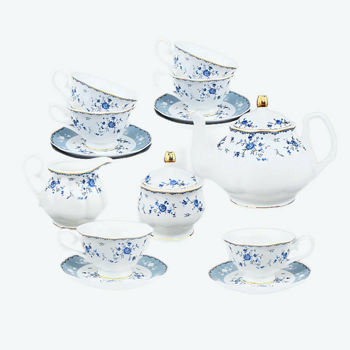 British Style Floral Porcelain Tea Set | English Tea Sets English Tea Sets English Tea Sets