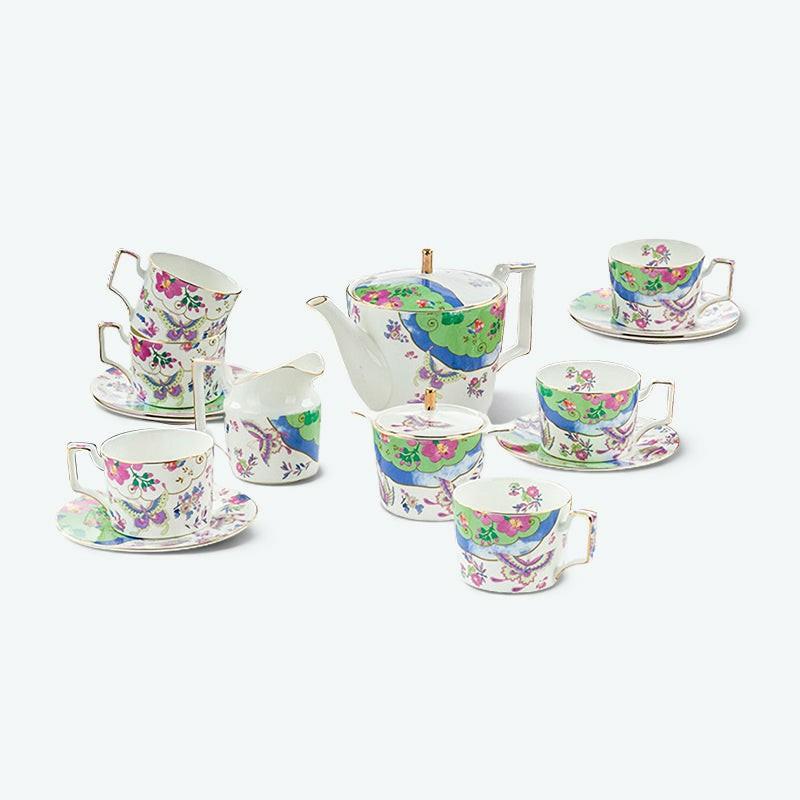 Butterfly Flower Bone China Tea Set | English Tea Sets English Tea Sets English Tea Sets