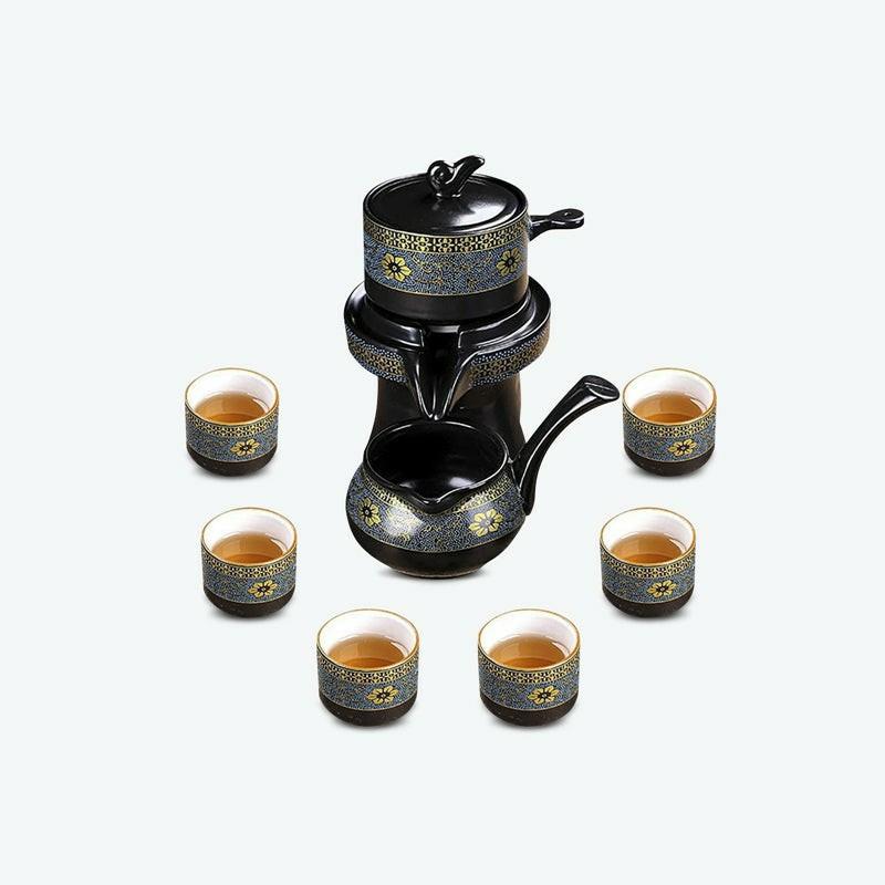 Chinese Ceramic Semi-Automatic Tea Set | Kung Fu Tea Sets Kung Fu Tea Sets Kung Fu Tea Sets