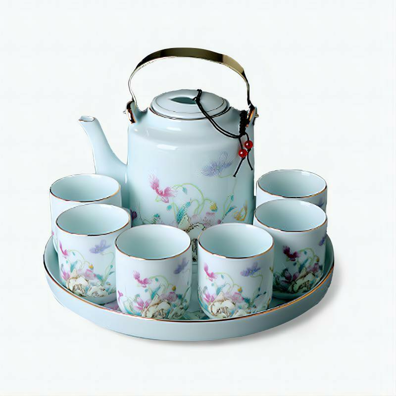 Chinese Flower and Bird Kung Fu Tea Set | Kung Fu Tea Sets Kung Fu Tea Sets Kung Fu Tea Sets