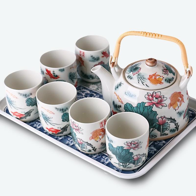 Chinese Flower Ceramic Kung Fu Tea Set | Kung Fu Tea Sets Kung Fu Tea Sets Kung Fu Tea Sets