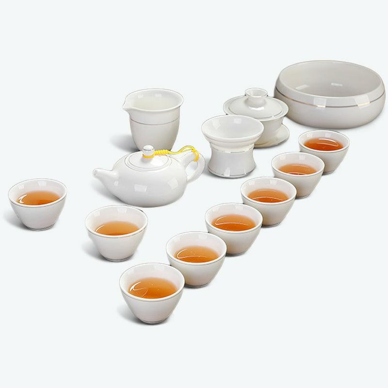 Chinese Jade Porcelain Kung Fu Tea Set | Kung Fu Tea Sets Kung Fu Tea Sets Kung Fu Tea Sets