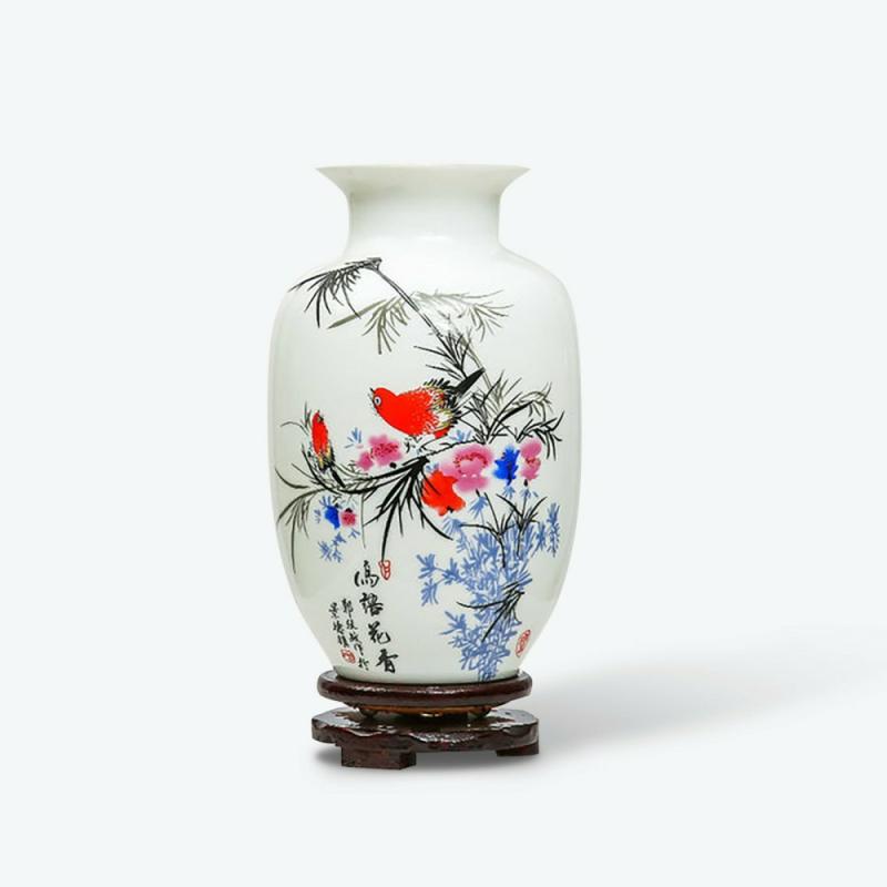 Chinese White Ceramic Vase | Bud Vase Bud Vase Bud Vase