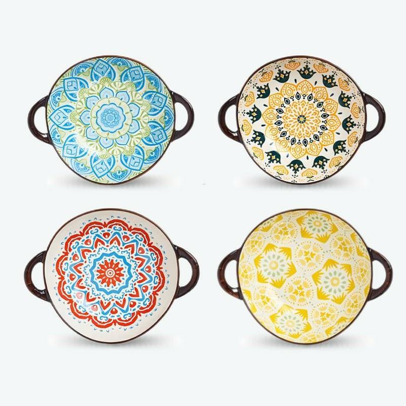 Elegant Moroccan Ceramic Serving Bowl | Bowls Bowls Bowls