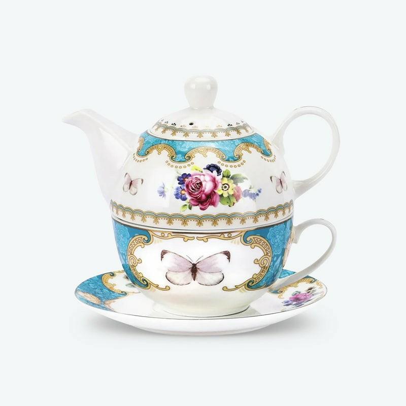 English Rose Porcelain Tea Set | Modern Tea Sets English Tea Sets English Tea Sets