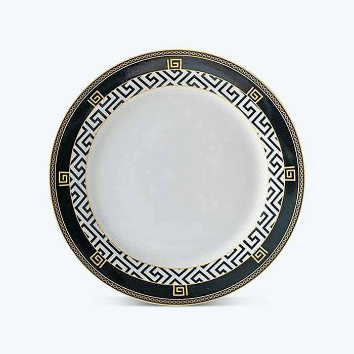 European Gold-Edged Ceramic Plate | Plates Dinnerware Plates