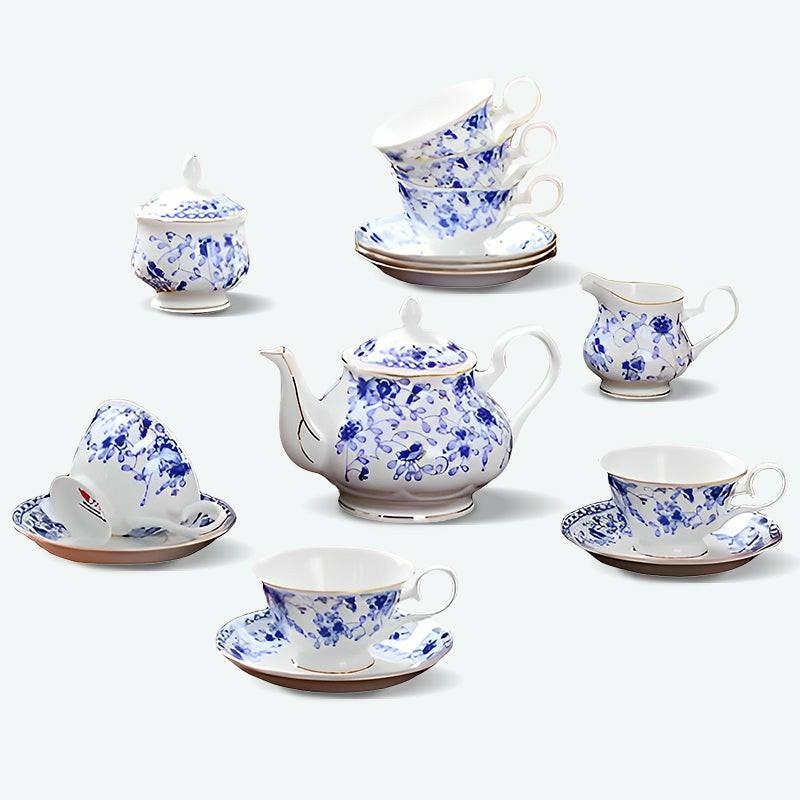 Flower Fine Bone China Tea Set | English Tea Sets English Tea Sets English Tea Sets