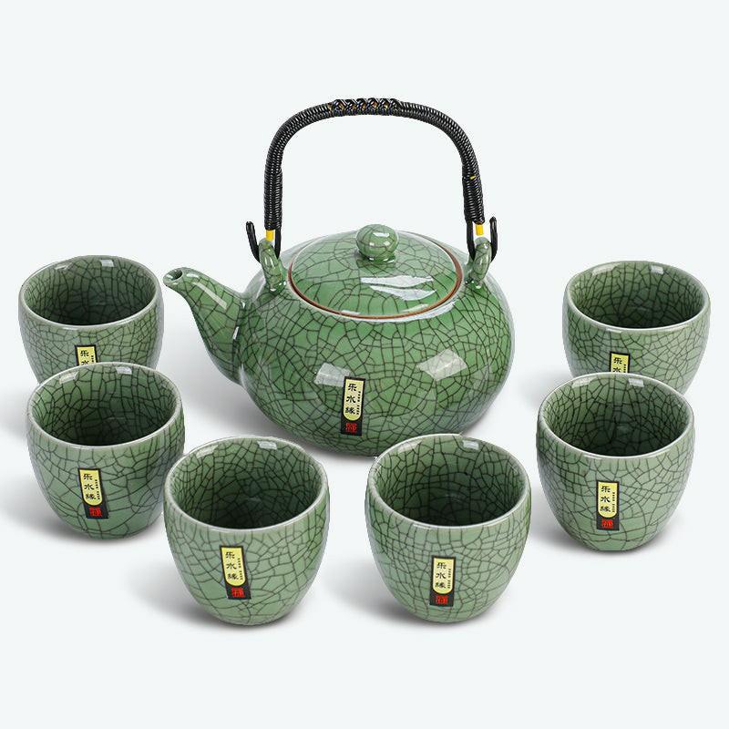 Ge Yao with Crack Pattern Kung Fu Tea Set | Kung Fu Tea Sets Kung Fu Tea Sets Kung Fu Tea Sets