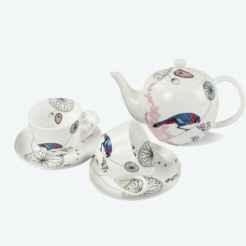 Japanese Bird Bone China Tea Set | Japanese Tea Sets Flower & Plants Collection Japanese Tea Sets