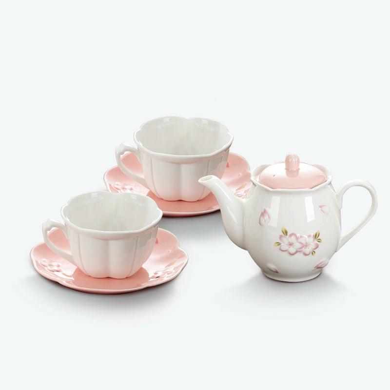 Japanese Sakura Pink Tea Set | Japanese Tea Sets Flower & Plants Collection Japanese Tea Sets