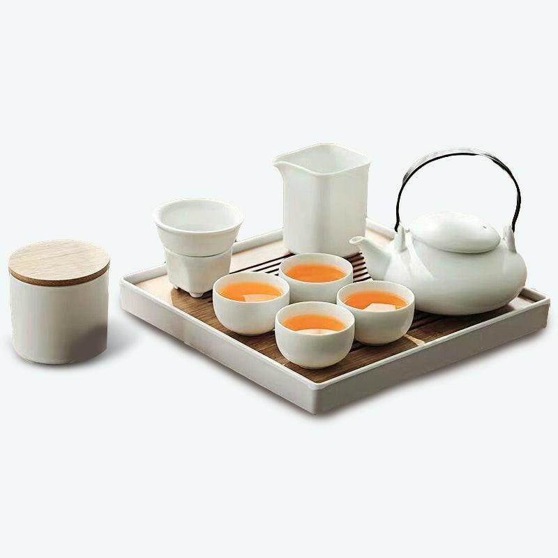 Minimalist White Porcelain Kung Fu Tea Set | Kung Fu Tea Sets Kung Fu Tea Sets Kung Fu Tea Sets