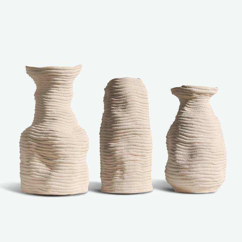 Modern Cream Ceramic Vase | Bud Vase Bud Vase Bud Vase