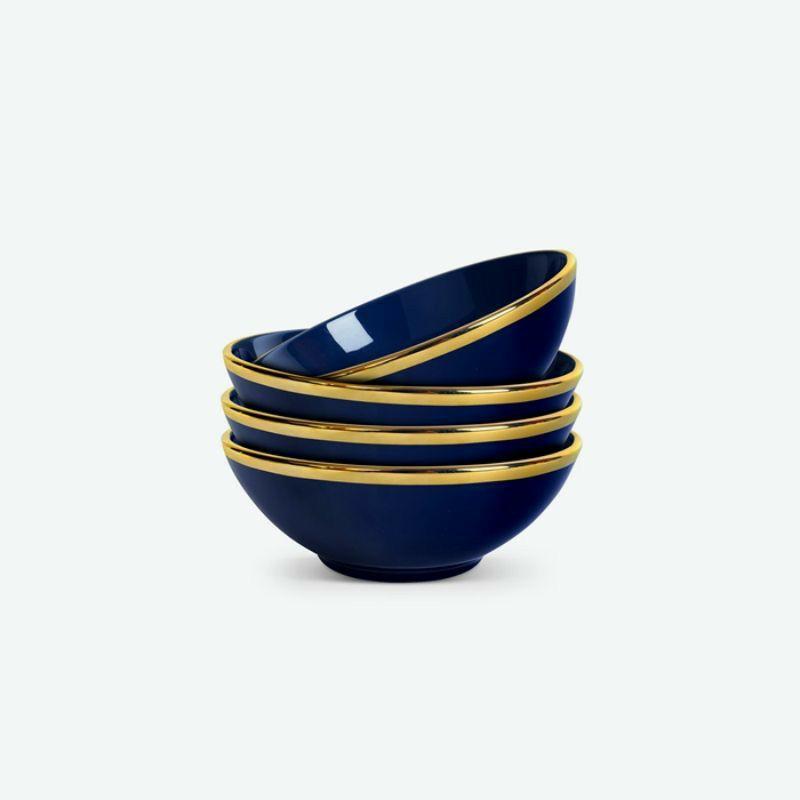 Navy Blue Porcelain Bowl Set | Bowls Bowls Bowls