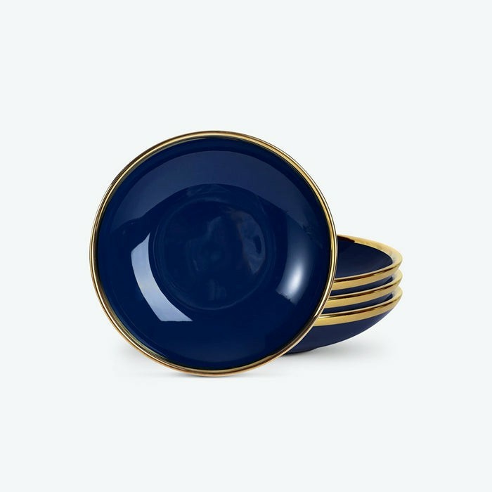 Navy Blue Porcelain Pasta Bowl Set | Bowls Bowls Bowls