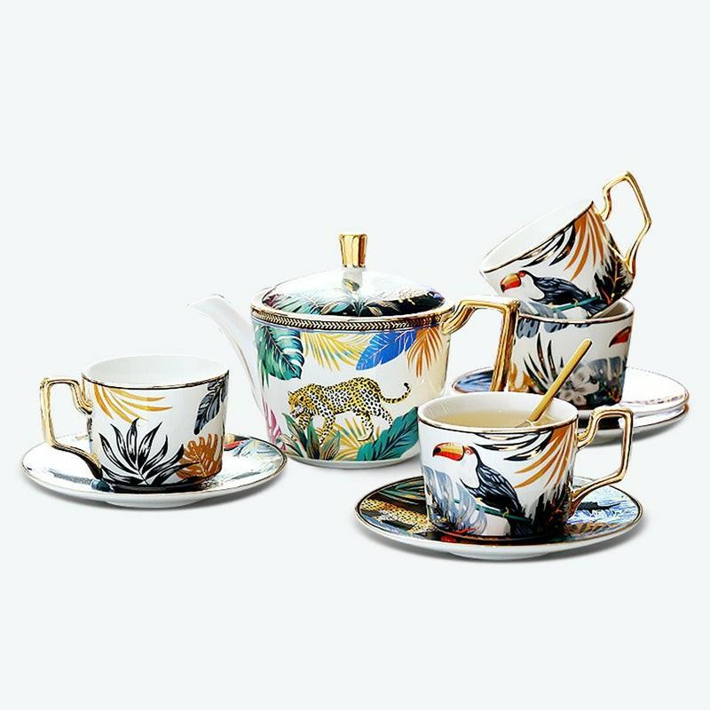 Wild Life Jungle Tea Set | English Tea Sets English Tea Sets English Tea Sets